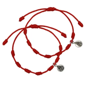 2 Pulseras rojas Escapulario