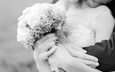 Anillo Solitario y Alianza de Boda