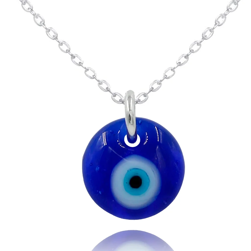 Ojo Turco de plata y cristal