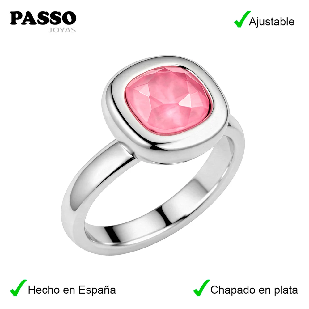 Medida de anillo ajustable en plata