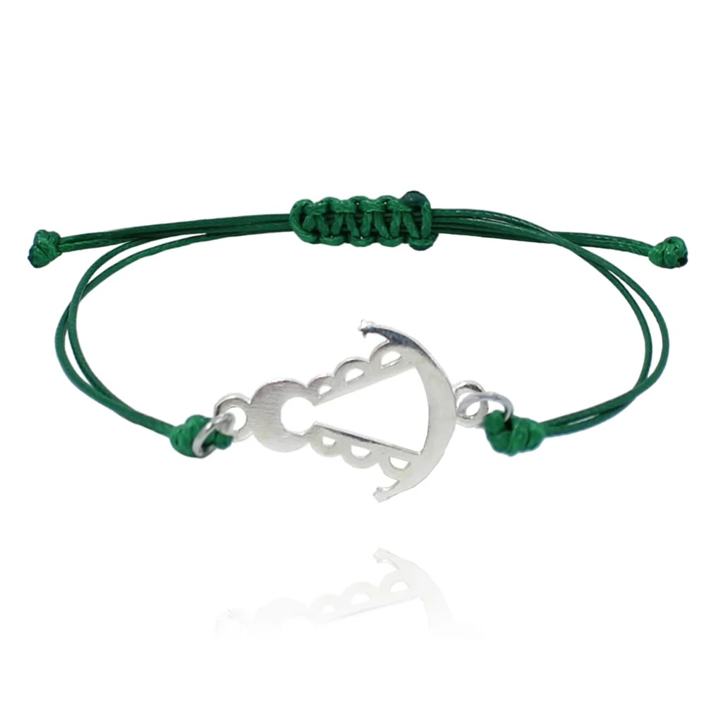 Pulsera Virgen del Rocío en verde