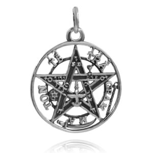 Colgante Tetragramaton plata