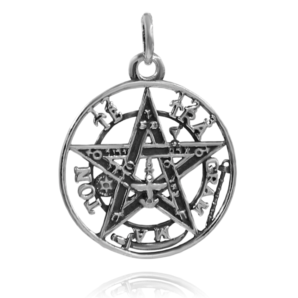 Colgante Tetragramaton plata